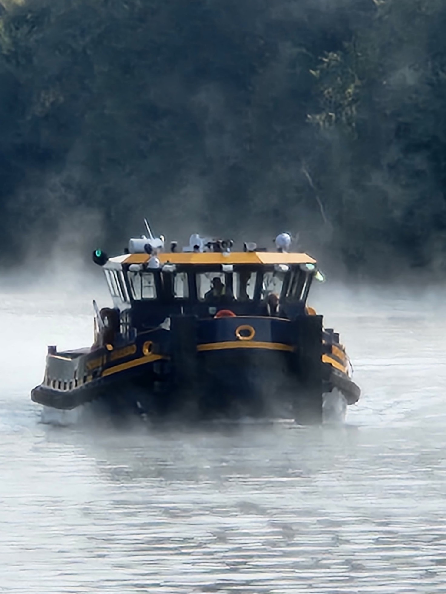 Along with recreational boaters, TowBoatUS Buffalo and TowBoatUS Rochester/Oneida Lake, the 65-foot tugboat Thomas X. Grasso will join Erie Canal Bicentennial Flotillas beginning Sept. 24 (credit: NYPA).